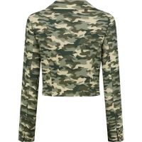 Nikkie - Asti Short Camo Blazer - Groen