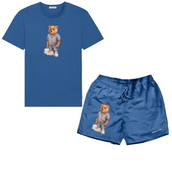 Baron Filou - T-shirt en Short (2 losse items!) - Blauw