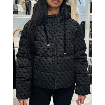 Guess - Daisy Puffer Logo Fl - Zwart