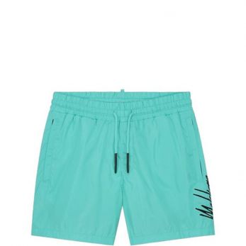 Malelions - Malelions Men Split Swim Shorts - Turquoise