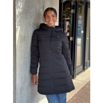 Guess Active - New Aleta Long Puffer Jacket - Zwart
