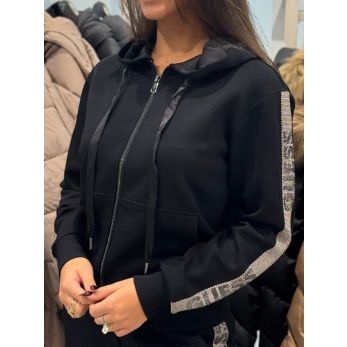 Guess - Hooded Scuba Sweatshirt - Zwart