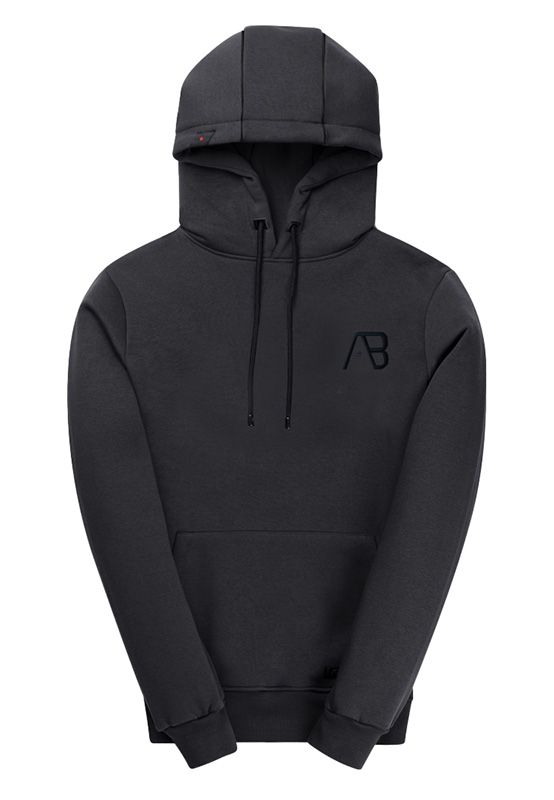 donker grijs hoodie