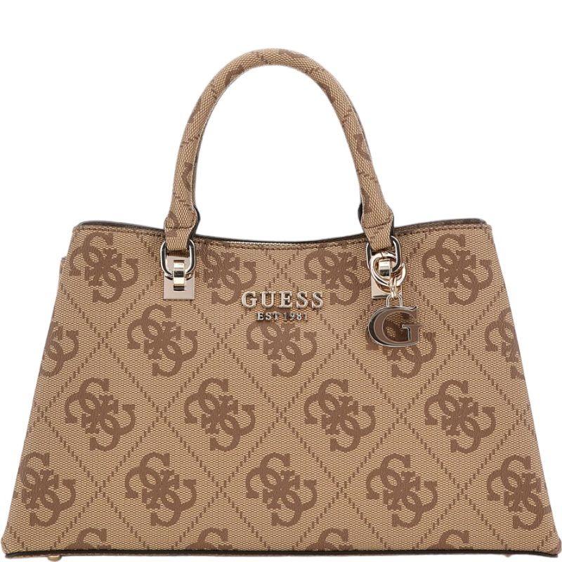 Guess Eliette Logo Satchel Bruin HWSO9315060