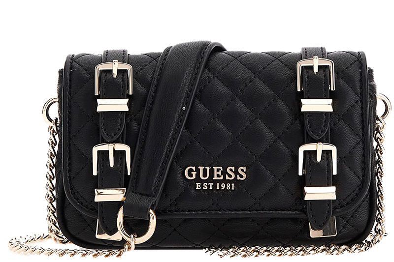 Guess Zwart Adam Mini Crossbody Flap HWQG8694780