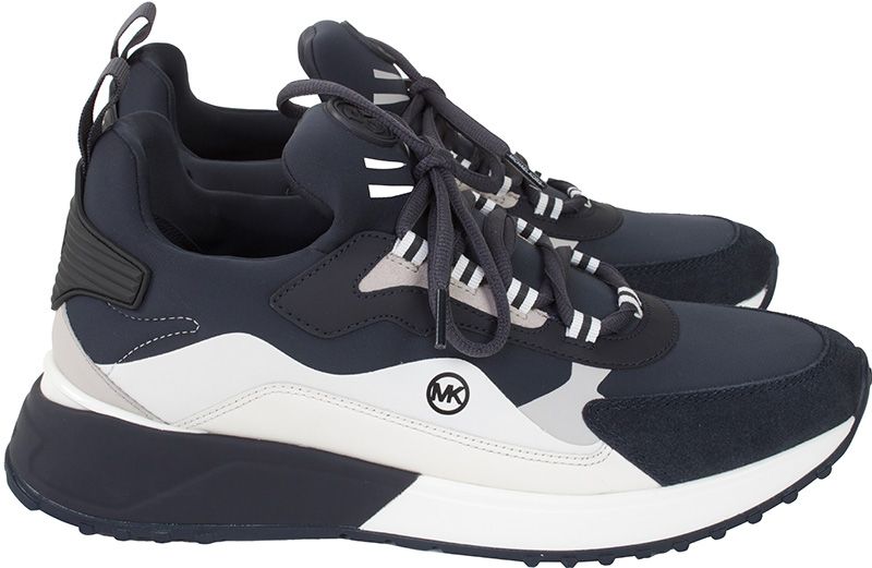 Michael Kors Sneakers Blauw Theo Trainer 42F2THFS8D