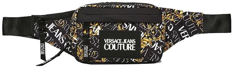 blootstelling plannen krab Versace Jeans Heuptas Zwart Couture Print 73YA4BF7