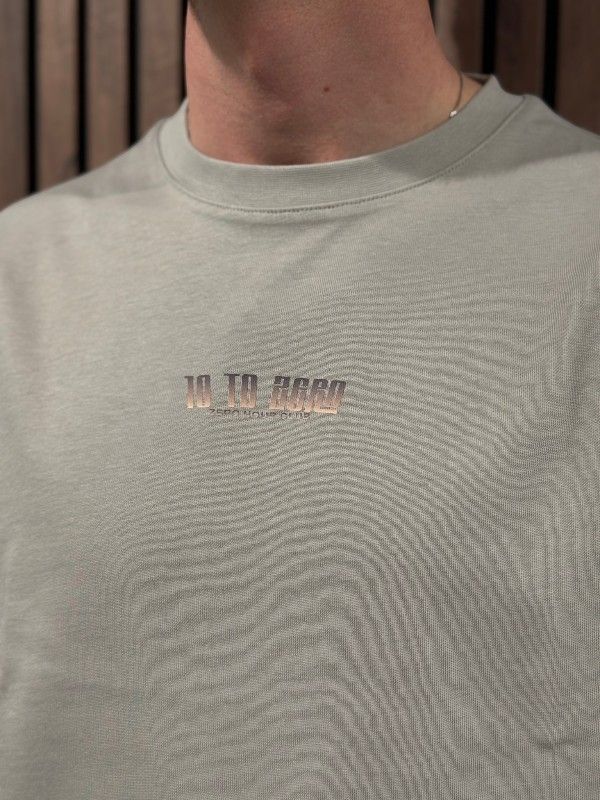 10 To Zero - T-shirt 00:00H Tee - Grijs