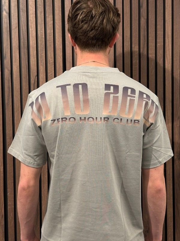 10 To Zero - T-shirt 00:00H Tee - Grijs