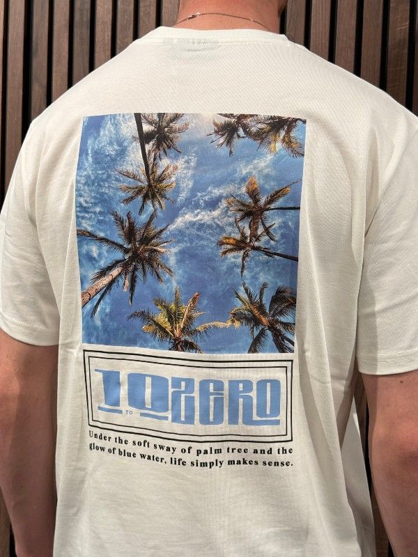 10 To Zero - T-shirt Coastel Dreams - Wit