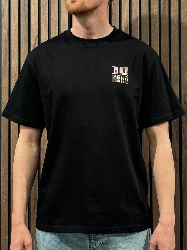 10 To Zero - T-shirt Sunset Adventures - Zwart