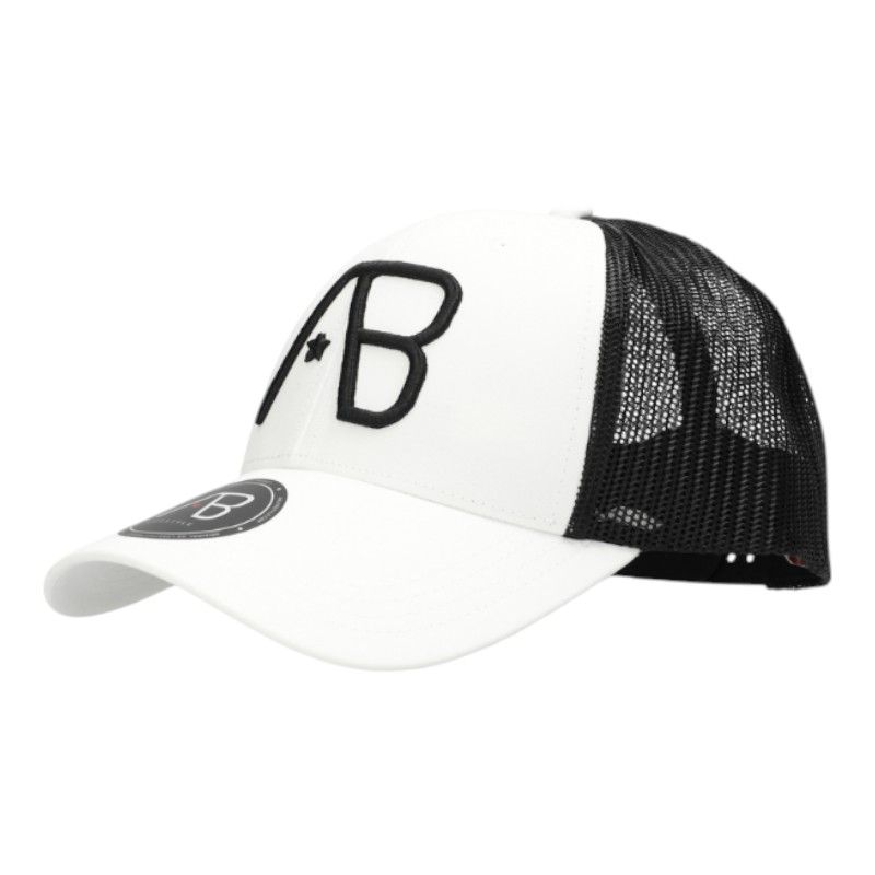 AB Lifestyle - AB 2Tone Retro Trucker Cap - Wit