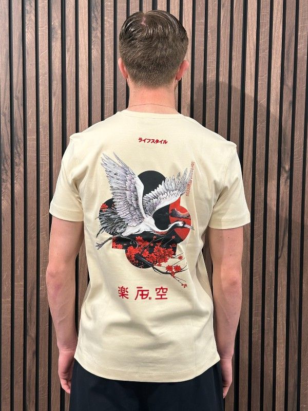 AB Lifestyle - Ink Tee Crane - Beige