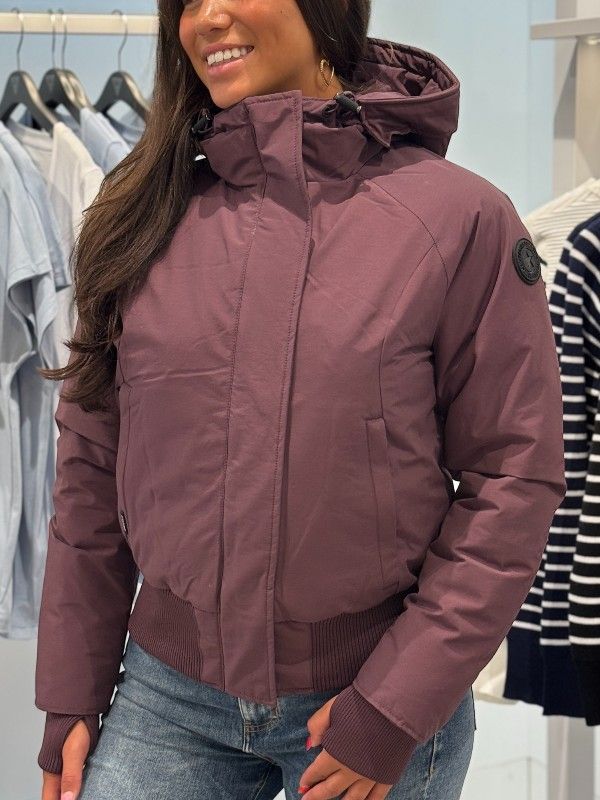 Airforce - Bomber Jacket - Berry Wine