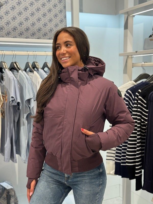 Airforce - Bomber Jacket - Berry Wine