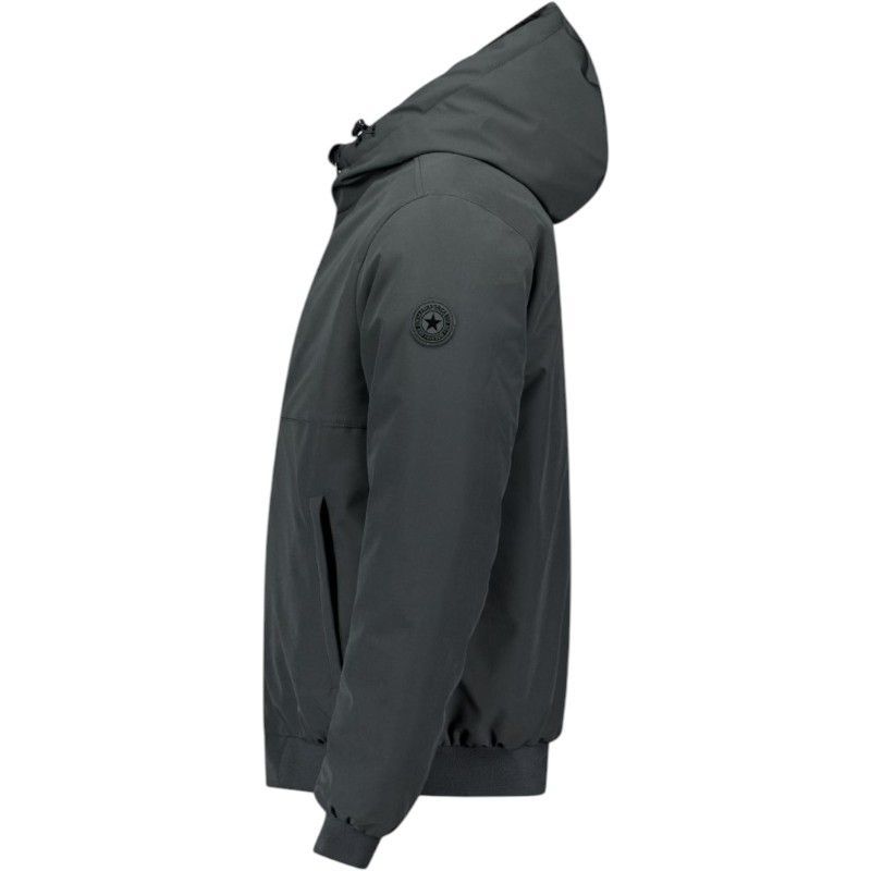 Airforce - Hooded Reversible Jacket - Gun Metal