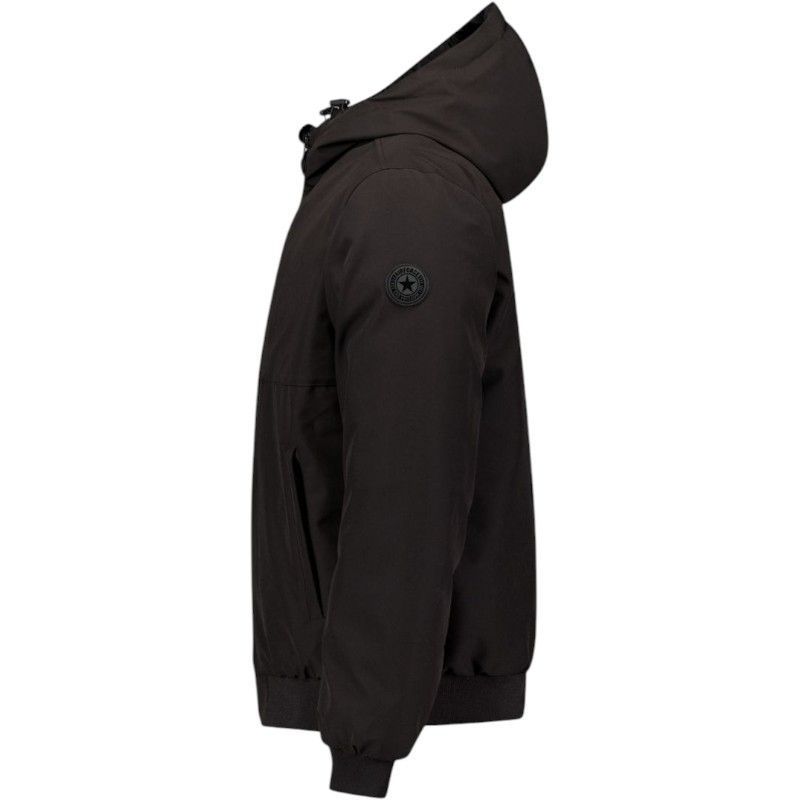 Airforce - Hooded Reversible Jacket - True Black