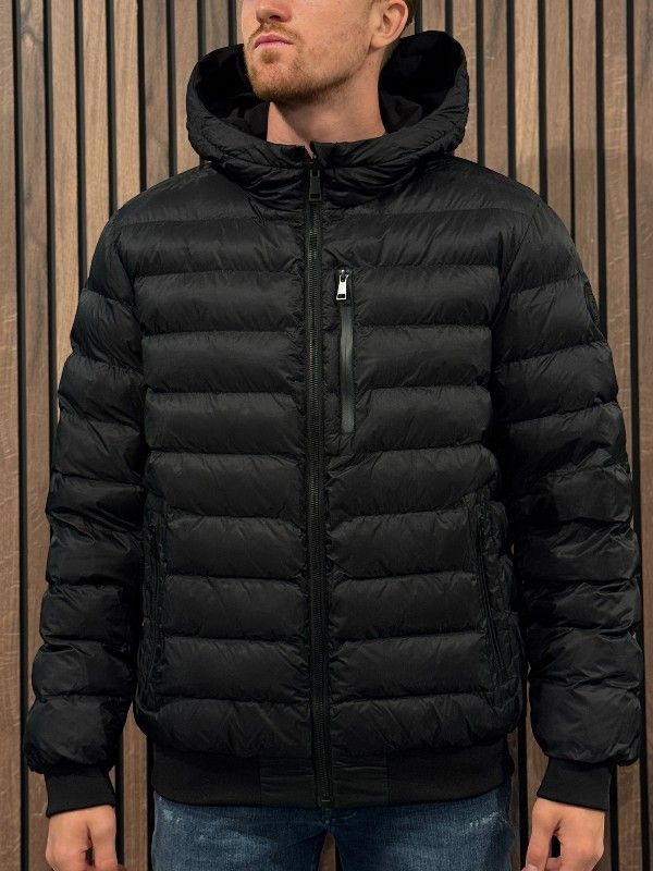 Airforce - Hooded Reversible Jacket - True Black