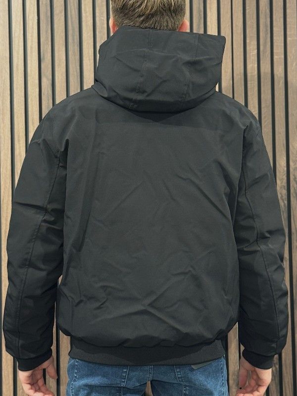 Airforce - Hooded Reversible Jacket - Zwart