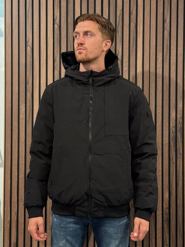 Airforce - Hooded Reversible Jacket - Zwart