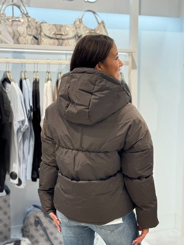 Airforce - Maya Puffer Jacket - Dark Coffee