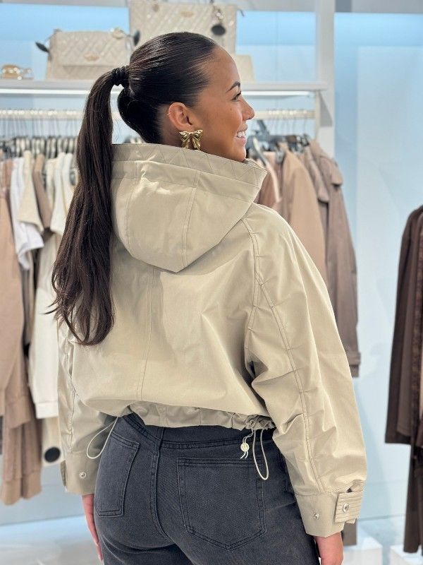 Airforce - Oversized Softshell Jacket - Beige