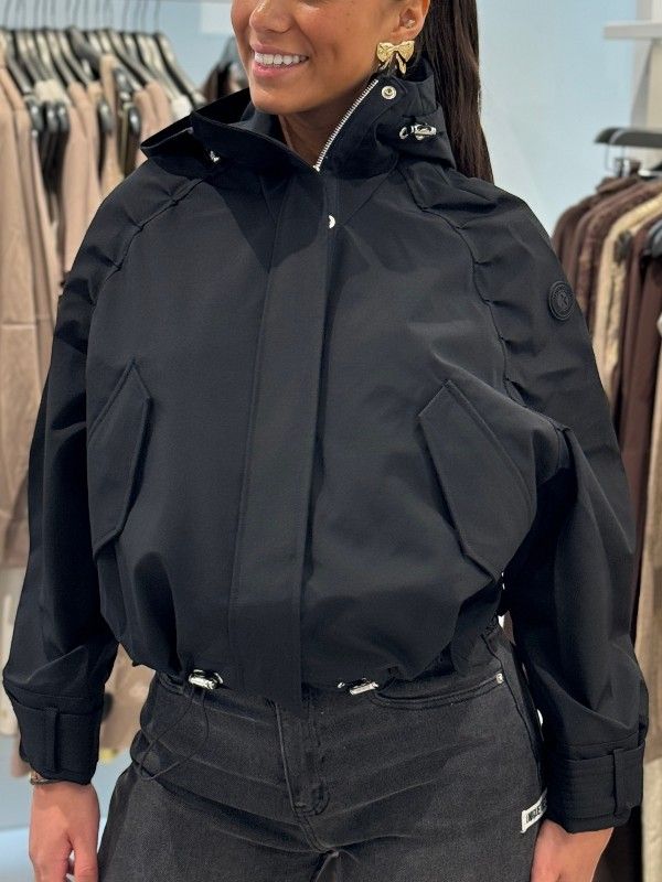 Airforce - Oversized Softshell Jacket - Zwart