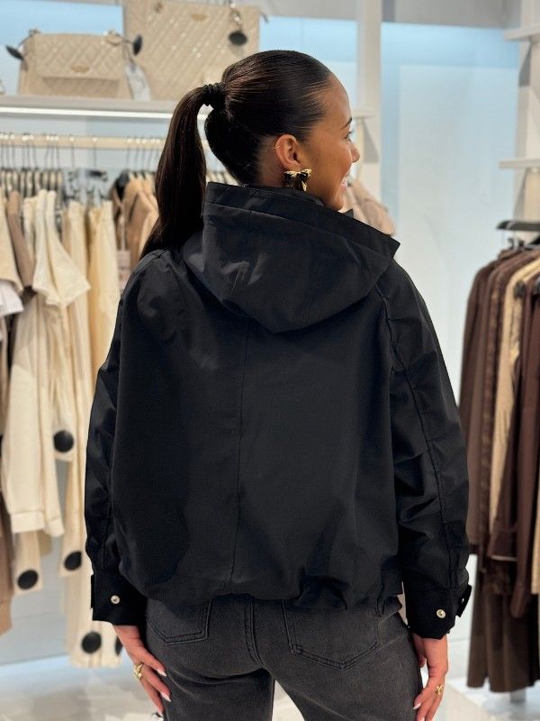 Airforce - Oversized Softshell Jacket - Zwart
