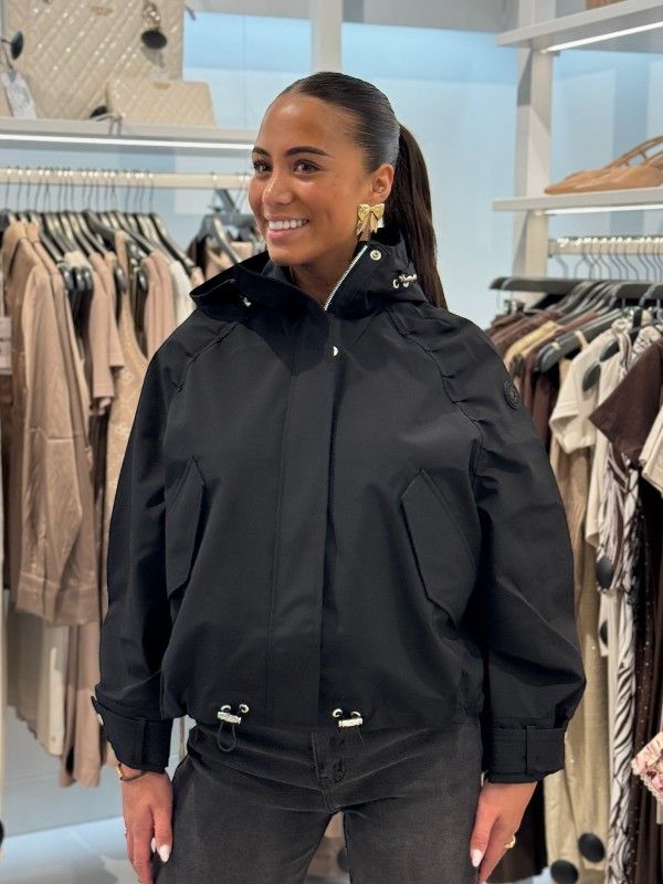 Airforce - Oversized Softshell Jacket - Zwart