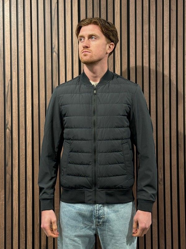 Airforce - Pike Padded Bomber Jacket - Grijs