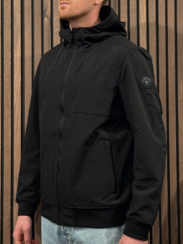 Airforce - Softshell Jacket Chestpocket - Zwart