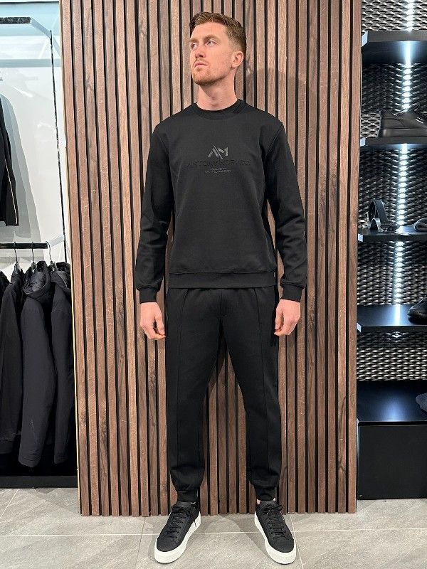 Antony Morato - Fleece Trousers Carrot Fit - Zwart