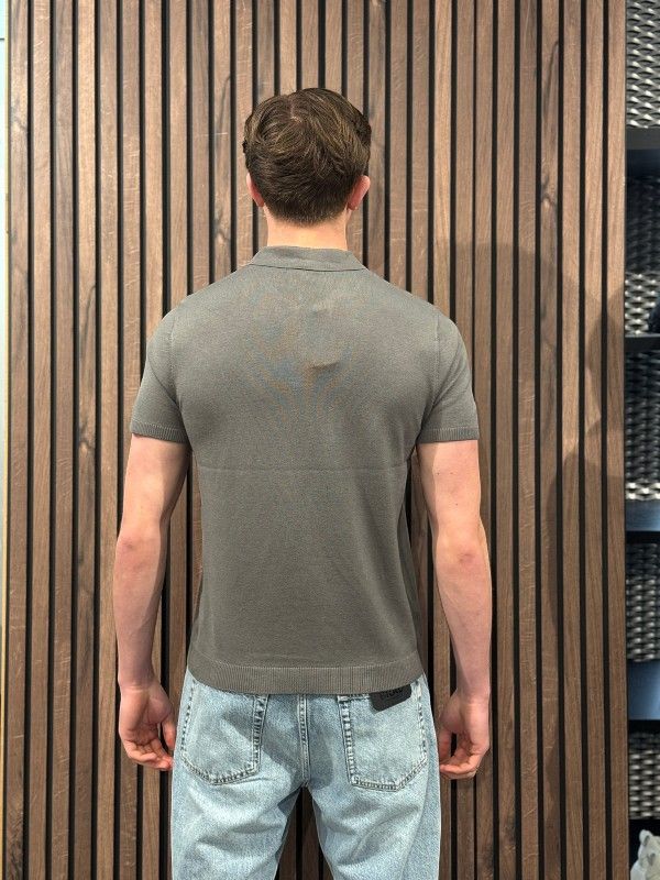 Antony Morato - Sweater Polo Regular Fit - Groen