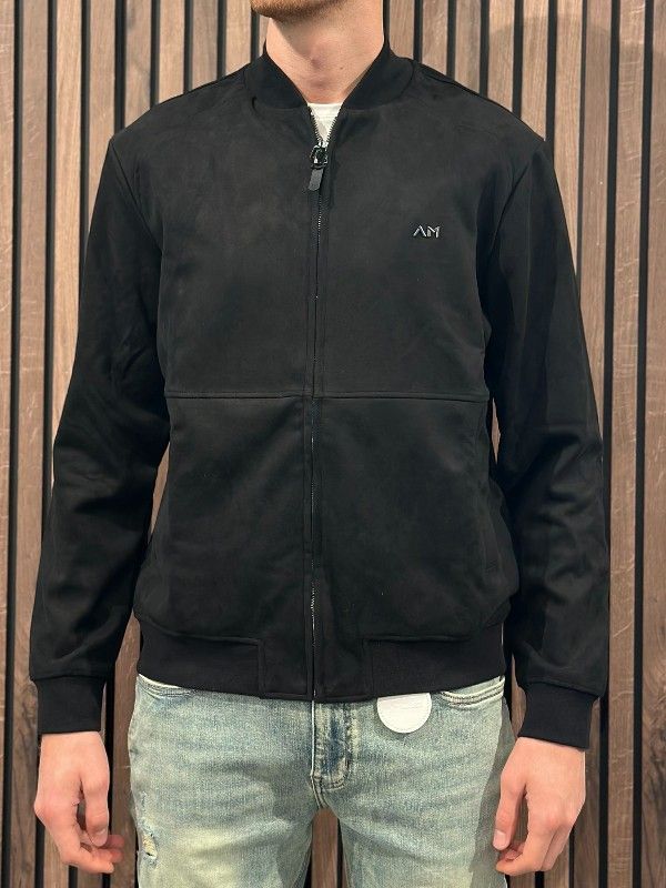 Antony Morato - Sweatshirt Stretch Faux Suede - Zwart