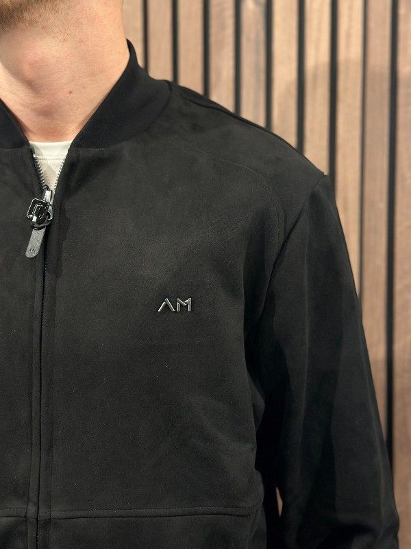 Antony Morato - Sweatshirt Stretch Faux Suede - Zwart