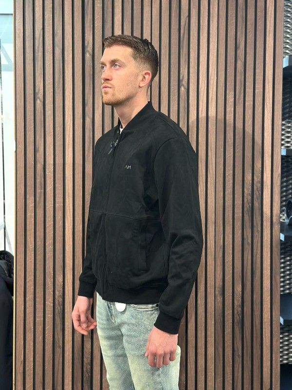 Antony Morato - Sweatshirt Stretch Faux Suede - Zwart