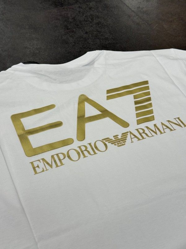 Armani EA7 - T-shirt - Wit