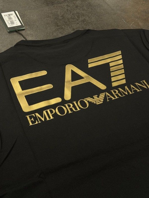 Armani EA7 - T-shirt - Zwart