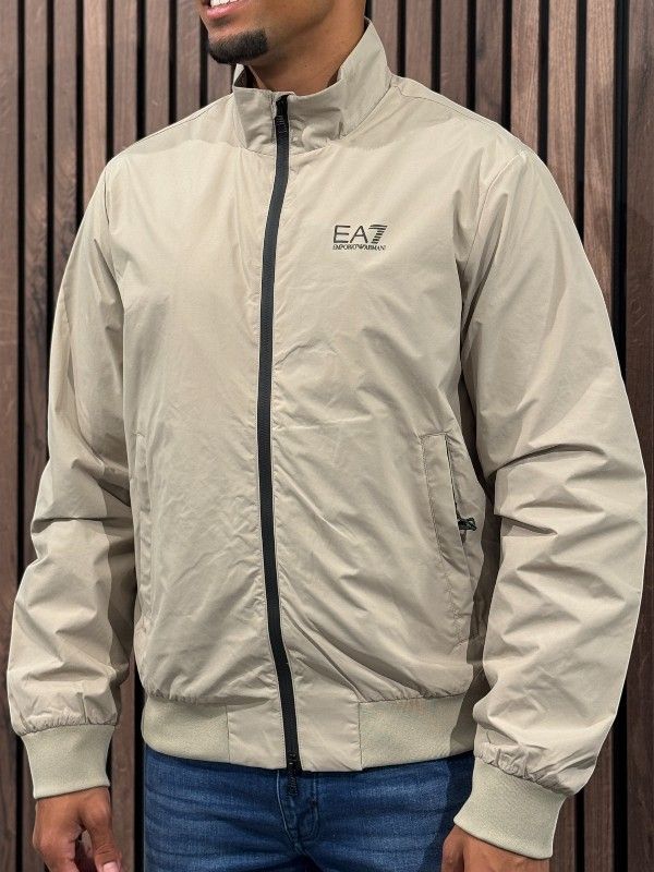 Armani EA7 - Man Woven Bomber Jacket - Beige
