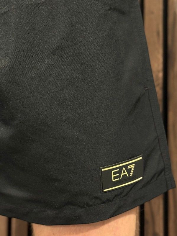 Armani EA7 - Man Woven Boxer Beachwear - Zwart