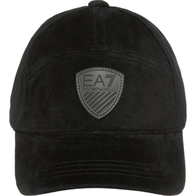 Armani EA7 - Unisex Woven Baseball Hat - Zwart