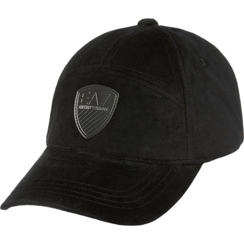 Armani EA7 - Unisex Woven Baseball Hat - Zwart