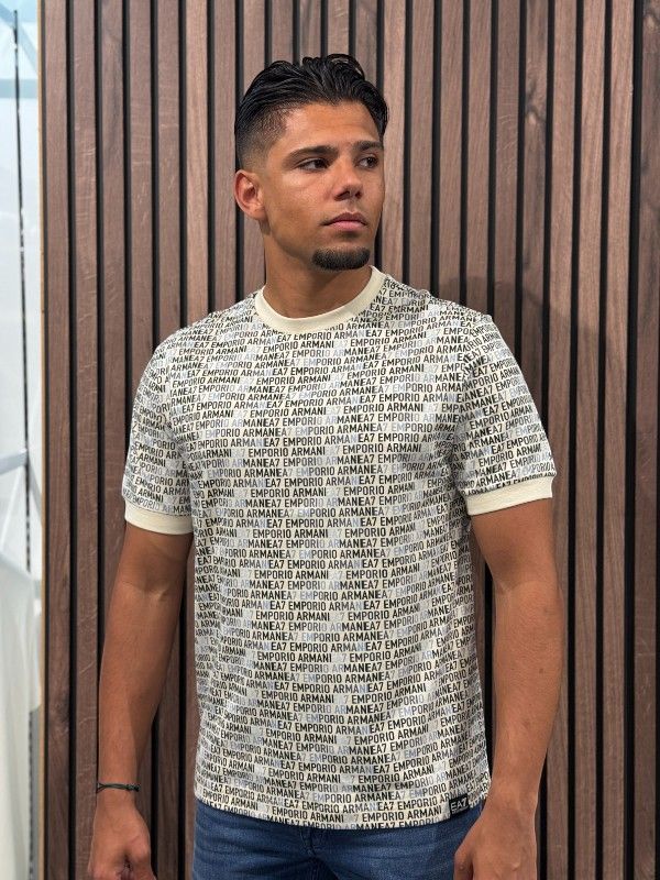Armani EA7 - T-shirt - Beige