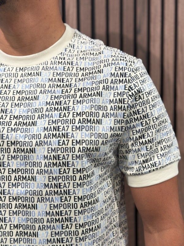 Armani EA7 - T-shirt - Beige
