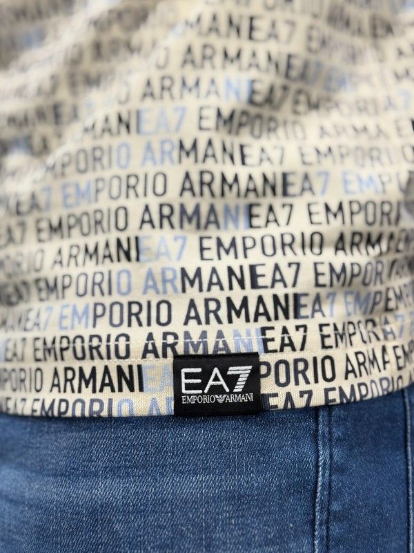Armani EA7 - T-shirt - Beige