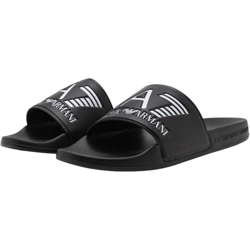 Armani EA7 - Slippers - Zwart
