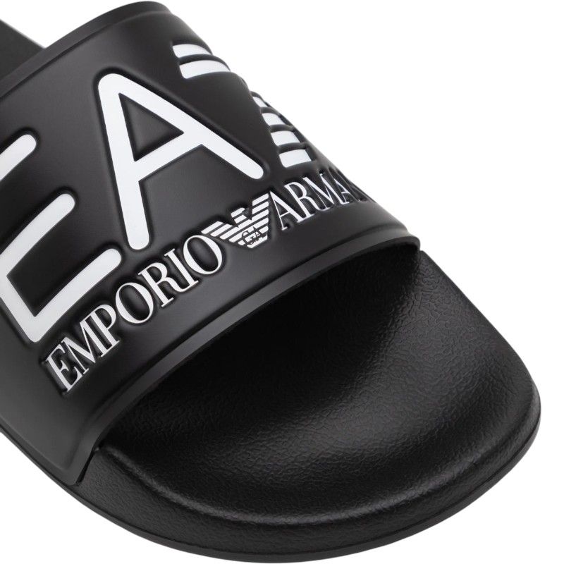 Armani EA7 - Slippers - Zwart