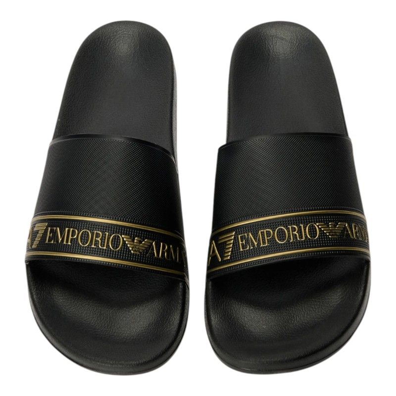 Armani EA7 - Slippers - Zwart