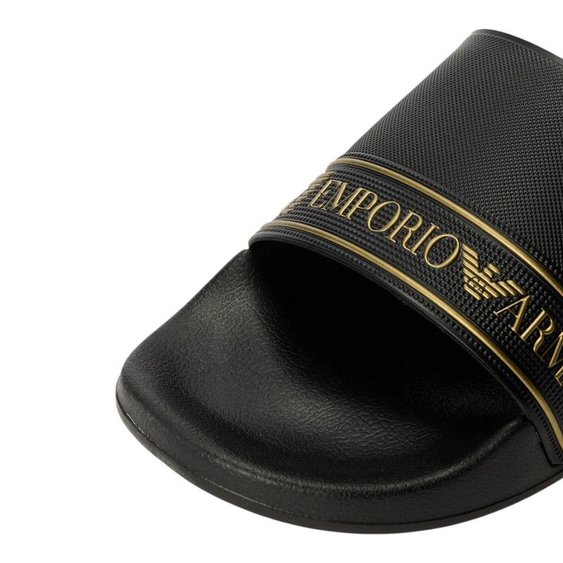 Armani EA7 - Slippers - Zwart