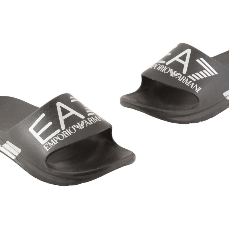 Armani EA7 - Slippers - Zwart